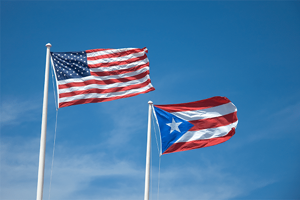 Puerto-Rica-US-Flags