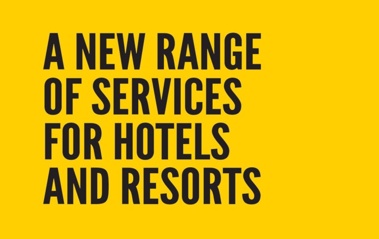 a new range of services for hotels and resorts