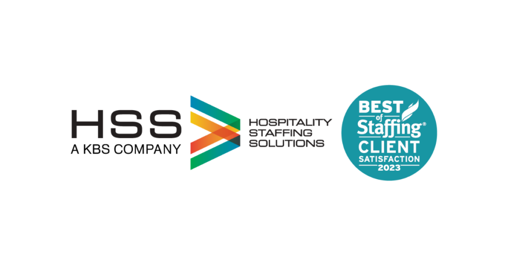HOSPITALITY STAFFING SOLUTIONS WINS CLEARLYRATED’S 2023 BEST OF STAFFING CLIENT AWARD FOR SERVICE EXCELLENCE